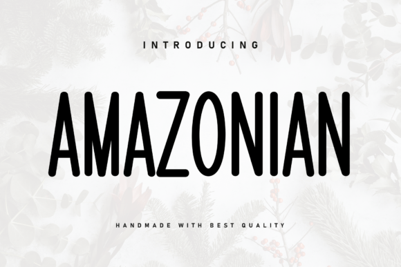 Amazonian: The Handwritten Typeface That Brings Charm to Your Shop