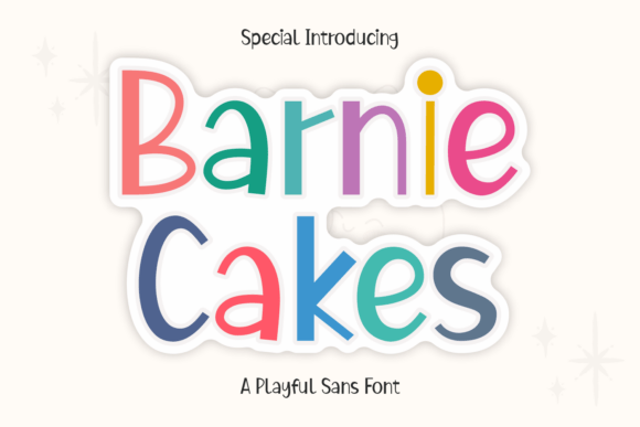 Barnie Cakes: The Playful Display Font for Handmade Brands