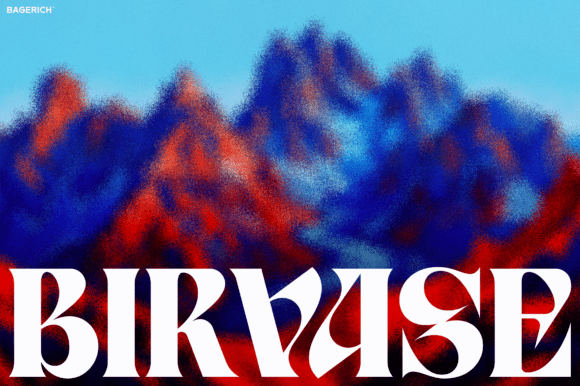 Birvase: A Premium Display Typeface for Editorial Design