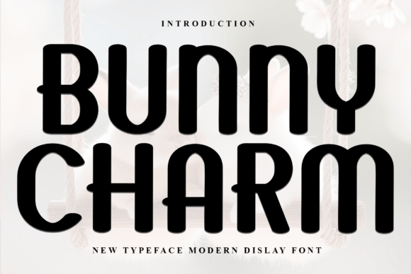 Bunny Charm Typeface: A Festive Font for Holiday Branding