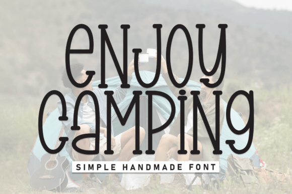 Enjoy Camping: A Handwritten Display Font for Web Design