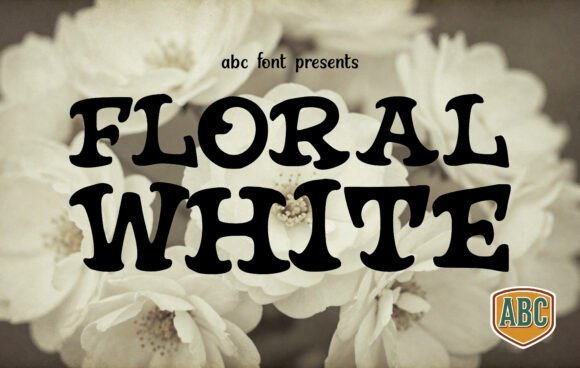 Floral White: The Vintage Display Typeface for Scroll-Stopping Campaigns