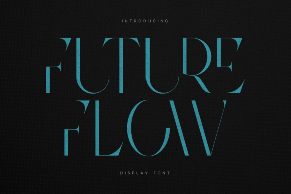 Future Flow: The Modern Display Typeface for Digital Experiences