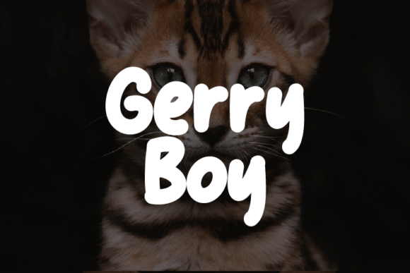 Gerry Boy: The Modern Display Font Elevating Digital Brand Experiences