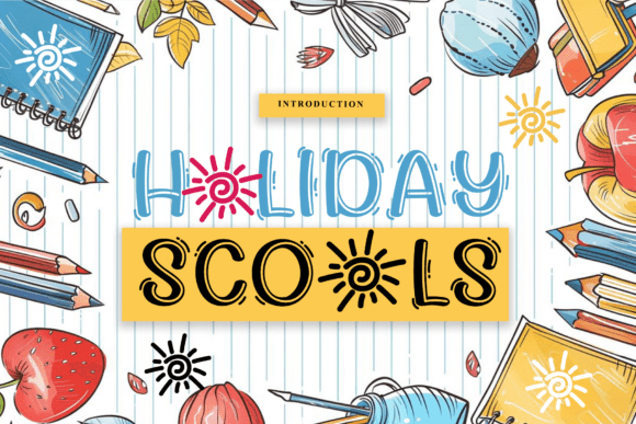 Holiday Schools: The Handwritten Typeface for Authentic Brand Identity