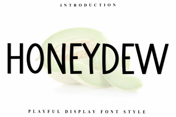 Honeydew: A Premium Display Font for Modern Brand Identity