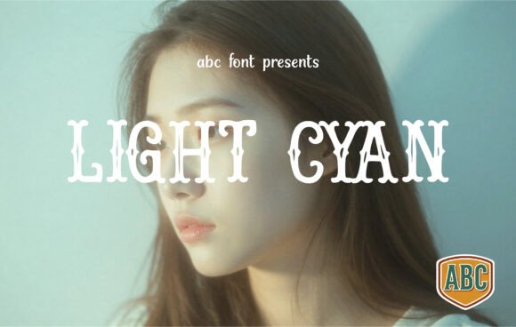 Light Cyan: A Victorian-Inspired Display Typeface for Editorial Design