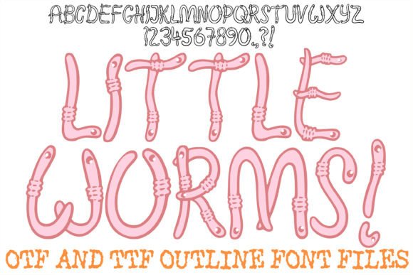 Little Worms: The Playful Display Typeface for Scroll-Stopping Campaigns