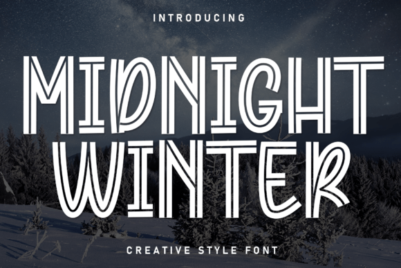 Midnigt Winter: A Premium Display Typeface for Modern Web Design