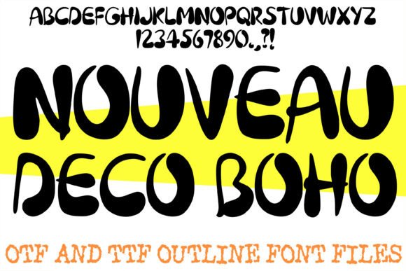 Nouveau Deco Boho: The Ultimate Display Typeface for Campaign Design