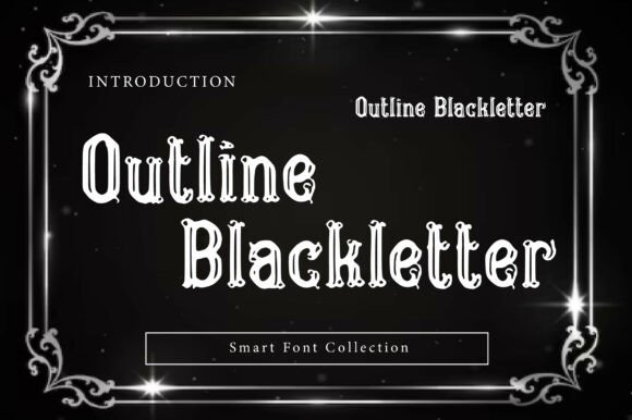 Outline Blackletter: A Bold Display Typeface for Modern Web Design