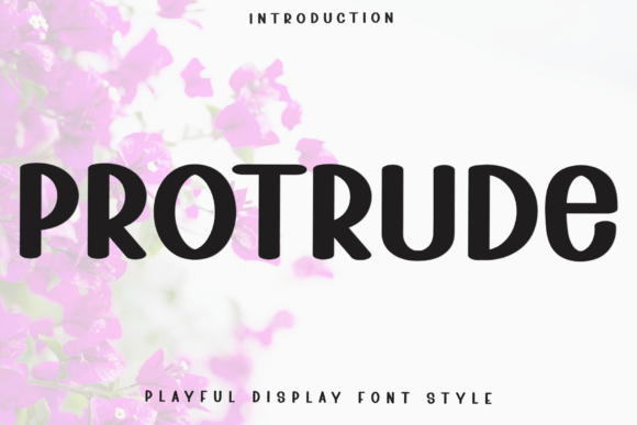 Protrude: The Festive Display Font for Scroll-Stopping Campaigns