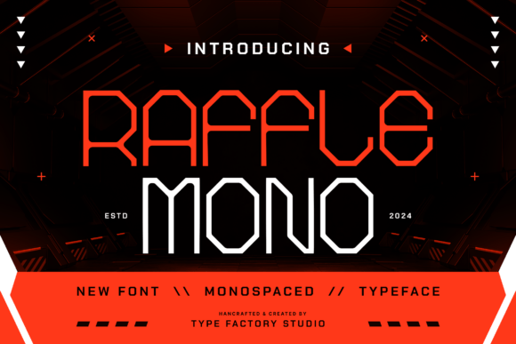 Raffle Mono: The Perfect Display Font for Handmade Crafts