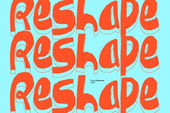 Reshape: The Avant-Garde Display Font for Modern Campaigns