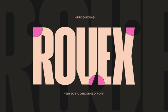Rovex: The Bold Display Typeface for Modern Web Design