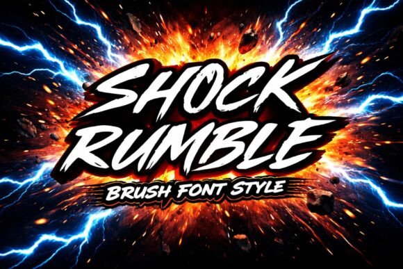 Shock Rumble: The Premium Display Font That Elevates Small Business Branding