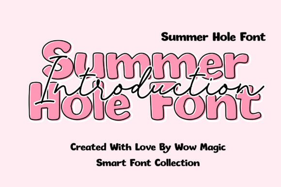Summer Hole: The Bold Display Typeface for Modern Web Design
