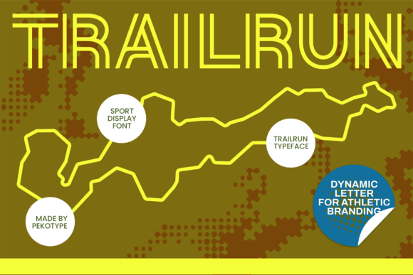 Trailrun Typeface: A Bold Display Font for High-Impact Campaigns